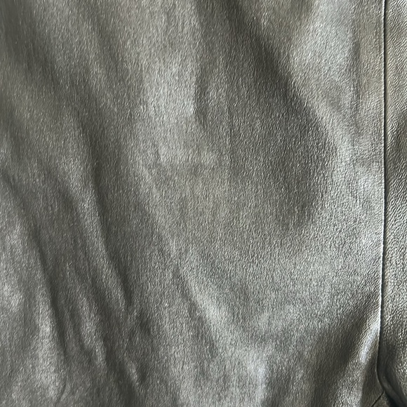 Theory Bristol Black High-Waist Legging in Leather 0 - Picture 5 of 13